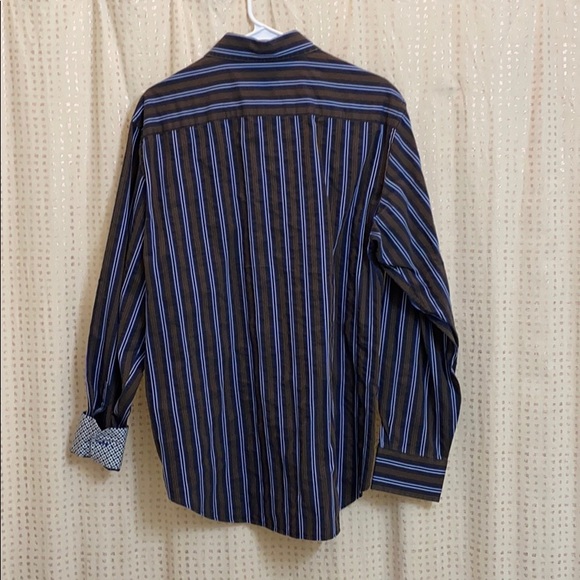 Men’s Multicolor Striped Button Down - Picture 5 of 6